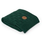 CEBA Deka pletená v darčekovom balení 90x90 Rybia kosť Emerald