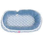 MOTHERHOOD Detské hniezdočko a Junior vankúš 2v1 Blue Classics new