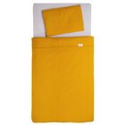 BABYMATEX Bielizeň posteľná Muslin svetlo horčicová 3-dielna