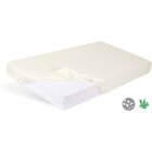 BABYMATEX Plachta nepremokavá s gumičkou Bamboo svetlá béžová 60x120 cm