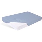 BABYMATEX Plachta nepremokavá s gumičkou Bamboo svetlo modrá 60x120 cm