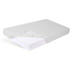 BABYMATEX Plachta nepremokavá s gumičkou Bamboo svetlo šedá 60x120 cm