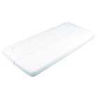 BABYMATEX Plachta nepremokavá s gumičkou Tencel 60x120 cm biela