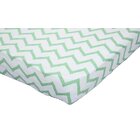 LODGER Prostěradlo Slumber Cotton do kolébky 40x 80 cm - Anise