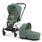 CYBEX Kočík kombinovaný Mios 3.0 Chrome Brown Leaf Green Platinum CYBEX Kočík kombinovaný Mios 3.0 Chrome Brown Leaf Green Platinum