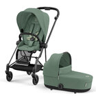 CYBEX Kočík kombinovaný Mios 3.0 Matt Black Leaf Green Platinum CYBEX Kočík kombinovaný Mios 3.0 Matt Black Leaf Green Platinum