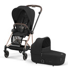 CYBEX Kočík kombinovaný Mios 3.0 Rosegold Sepia Black Platinum CYBEX Kočík kombinovaný Mios 3.0 Rosegold Sepia Black Platinum