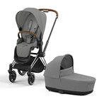 CYBEX Kočík kombinovaný Priam 4.0 Chrome Brown Mirage Grey Platinum CYBEX Kočík kombinovaný Priam 4.0 Chrome Brown Mirage Grey Platinum