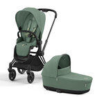 CYBEX Kočík kombinovaný Priam 4.0 Matt Black Leaf Green Platinum CYBEX Kočík kombinovaný Priam 4.0 Matt Black Leaf Green Platinum