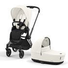 CYBEX Kočárek kombinovaný Priam 4.0 Matt Black Off White Platinum CYBEX Kočárek kombinovaný Priam 4.0 Matt Black Off White Platinum