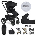 EASYWALKER Set XXL kočárek kombinovaný Jimmey Air Pepper Black s příslušenstvím