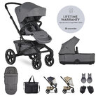 EASYWALKER SET XXL Kočárek kombinovaný Jimmey Iris Grey s příslušenstvím