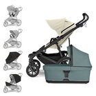 THULE Kočárek Urban Glide 4-wheel Beige/Mid Blue set XL