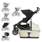 THULE Kočárek Urban Glide 4-wheel Black/Soft Beige set XXL