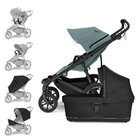 THULE Kočárek Urban Glide 4-wheel Mid Blue/Black set XL