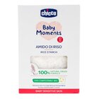 CHICCO Škrob dětský rýžový do koupele zklidňující Baby Moments Sensitive 100 % bio 250 g CHICCO Škrob dětský rýžový do koupele zklidňující Baby Moments Sensitive 100 % bio 250 g