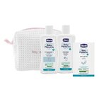 CHICCO Kapsička kosmetická na zip - Set Baby Moments růžová CHICCO Kapsička kosmetická na zip - Set Baby Moments růžová