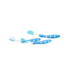 NUBY Zubní kartáčky set 3 ks modrá 3 m+ NUBY Zubní kartáčky set 3 ks modrá 3 m+
