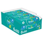 PAMPERS Fresh Clean Obrúsky vlhčené 6 balení = 480 ks