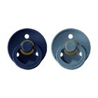 BIBS Colour dudlíky z přírodního kaučuku 2 ks vel. 1 Deep Space / Petrol BIBS Colour dudlíky z přírodního kaučuku 2 ks vel. 1 Deep Space / Petrol