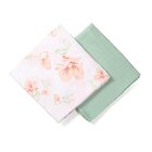 BABYONO Plienky mušelínové Bamboo Tropic Flower 2 ks 120x120 cm
