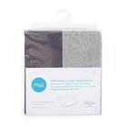 CEBA Poťah na prebaľovaciu podložku 50x70-80 cm 2 ks Light Grey Melange+Dark Grey