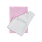 T-TOMI Žinky bambusové - rukavice, white/pink T-TOMI Žinky bambusové - rukavice, white/pink