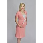 NIKA INTIMA Košile noční 043 lososová s mašlí XS