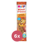 6x HiPP BIO Müsli tyčinka Jablko-Broskyňa 20 g 6x HiPP BIO Müsli tyčinka Jablko-Broskyňa 20 g