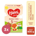 3x HAMI 5 Mlieko detské 600 g 3x HAMI 5 Mlieko detské 600 g