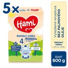 5x HAMI 4 Mlieko batoľacie s príchuťou vanilky 600 g 5x HAMI 4 Mlieko batoľacie s príchuťou vanilky 600 g