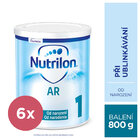 6x NUTRILON 1 AR speciální počáteční mléko 800 g, 0+