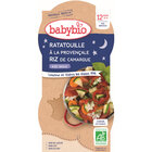 2xBABYBIO Večerní menu ratatouille po provensálsku s rýží 200 g