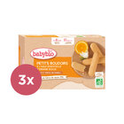 3x BABYBIO Bio piškoty s esenciálním olejem ze sladkého pomeranče 120 g