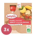 3x BABYBIO Kapsička jablko meruňka banán 4x 90 g
