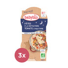 3x BABYBIO Večerní menu Neapolské těstoviny 2x 200 g