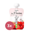 3x POPOTE Kapsička bio jahoda 120 g, 6+