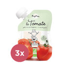 3x POPOTE Kapsička bio rajče 120 g, 6+