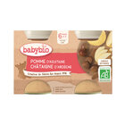 BABYBIO Jablko s kaštanovým pyré 2x 130 g
