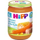 HiPP BIO Mrkva s kukuricou a teľacím mäsom 190 g HiPP BIO Mrkva s kukuricou a teľacím mäsom 190 g