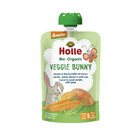 HOLLE Veggie Bunny Bio pyré mrkev, batáty a hrášek, 100 g (6 m+)