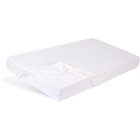 BABYMATEX Plachta nepremokavá s gumičkou Bamboo biela 60x120 cm