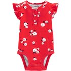 CARTER'S Body krátky rukáv Flowers dievča 6 m /veľ. 68