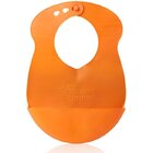 TOMMEE TIPPEE Plastový podbradník rolovací Explora, oranžový