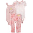 CARTER'S Set 3dílný legíny, body kr. rukáv, body bez rukávů Pink Whale dívka LBB 3m CARTER'S Set 3dílný legíny, body kr. rukáv, body bez rukávů Pink Whale dívka LBB 3m