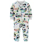 CARTER'S Overal na zip Sleep&Play Grey Vehicles kluk PRE/ vel. 46 CARTER'S Overal na zip Sleep&Play Grey Vehicles kluk PRE/ vel. 46