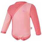 LITTLE ANGEL Body tenké zavinovacie DR Outlast® 56 tm. losos/pruh jahodový