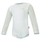 LITTLE ANGEL Body tenké dlhý rukáv pruh Outlast® veľ. 86 - svetlozelená/zelenožltá