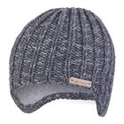 LITTLE ANGEL Čiapka pletená na uši Outlast ® 2 | 39-41 cm tm.šedá melír