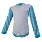 LITTLE ANGEL Body smyk DR Outlast® 68 pruh sivý melír tyrkys